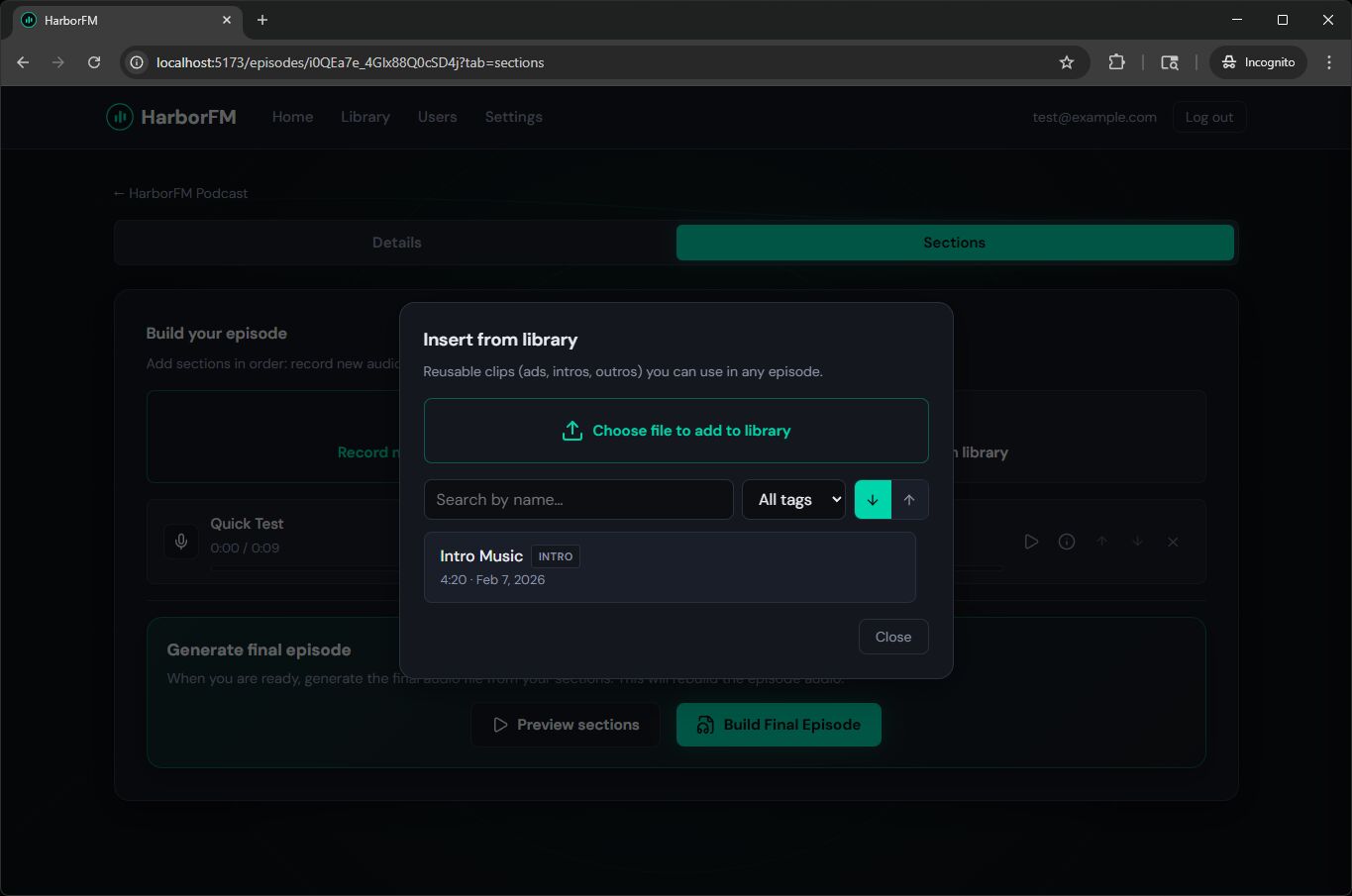 Transcript and LLM segment help
